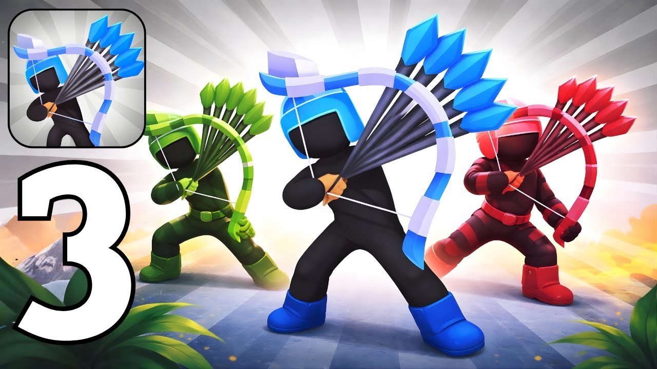 Merge Archers: Castle Defense - Gameplay Walkthrough Part 1 (iOS, Android)