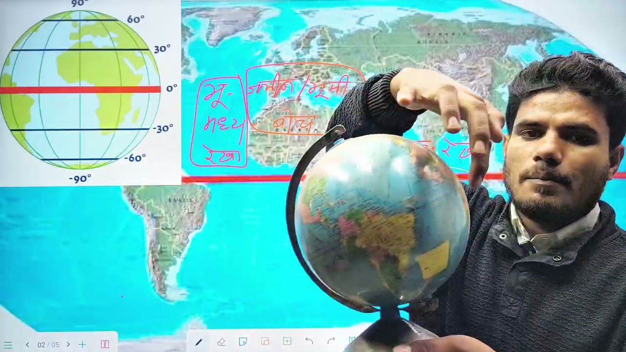 देशांतर रेखा किसे कहते है | class 6th bihar Board | teaching by Amit sir | #class6th #timeeducare 