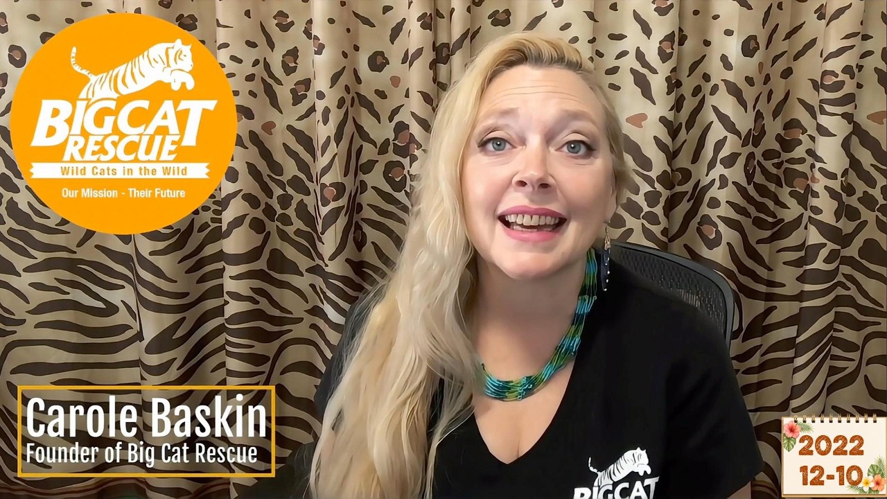 2022 12 10 Carole Baskin's Diary
