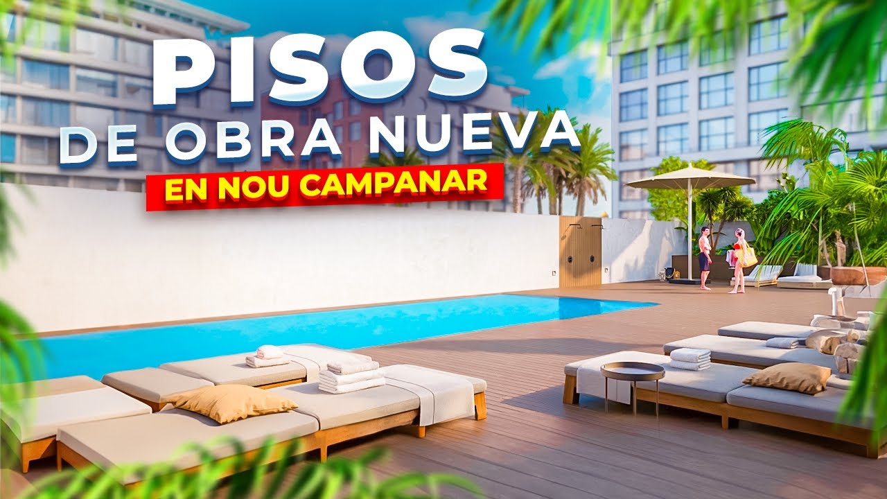 Pisos de obra nueva en Nou Campanar. Viviendas en Valencia | Inmobiliaria Alegria