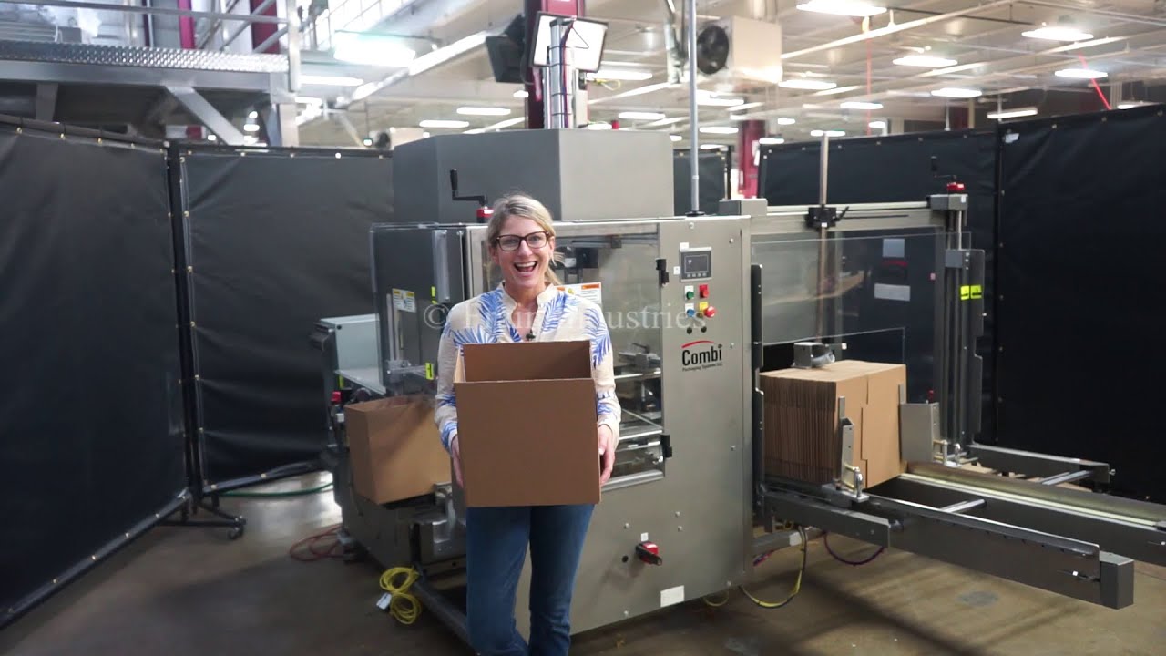 Combi America Case Erector Glue 2EZHS Demonstration