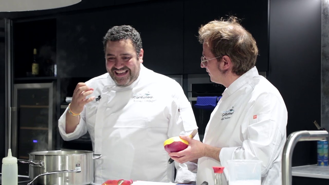 Gambafresh - Risotto 'exótico' de mango y langostinos por Antonio Arrabal y Raúl Sedano Cuevas