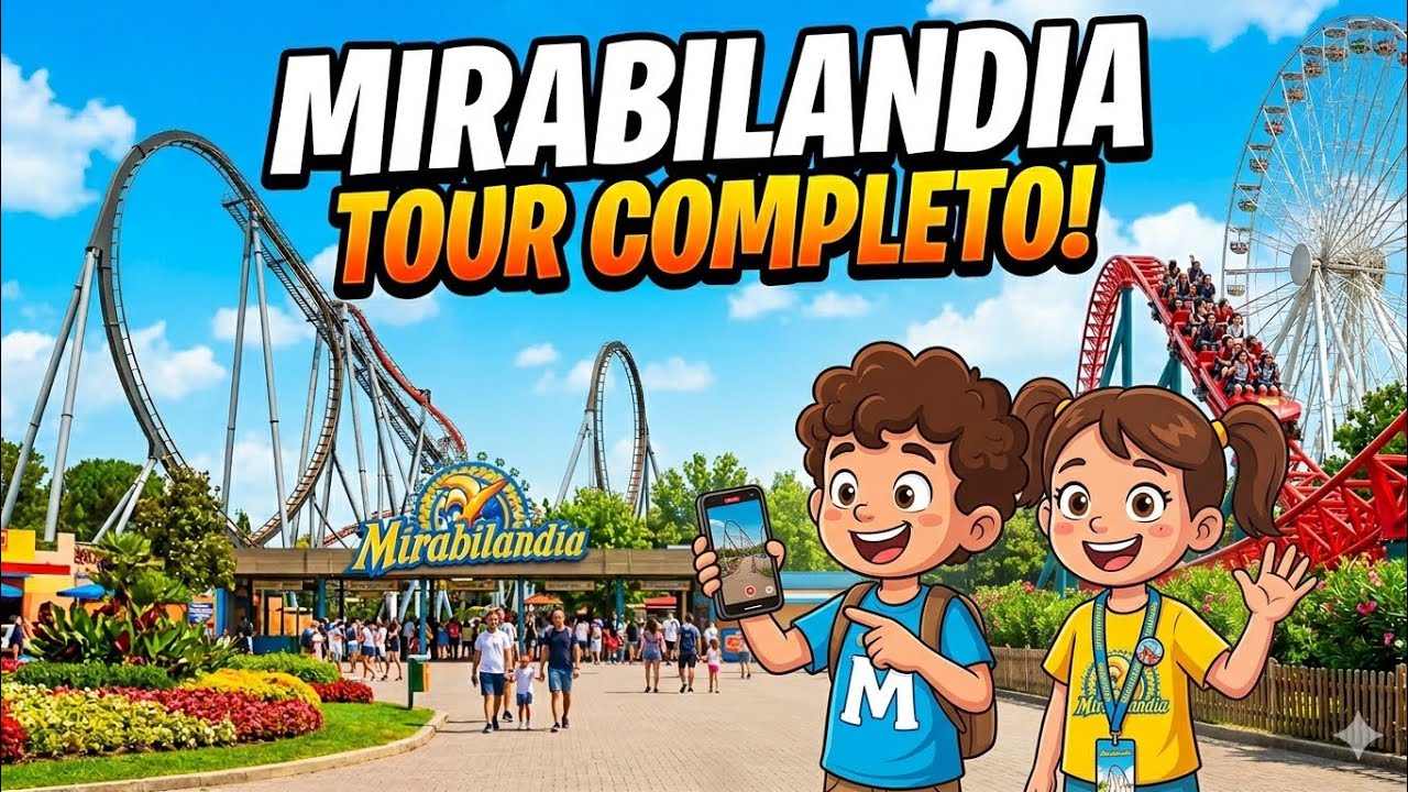 Mirabilandia 2025 - Tour Completo - 🎢 con bambini 7-10 anni 🎢 #family #coaster #themepark