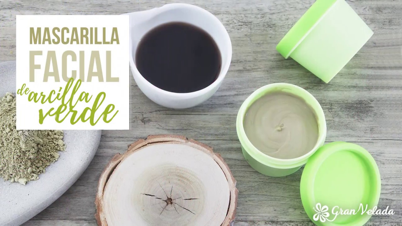 Mascarilla facial de arcilla verde