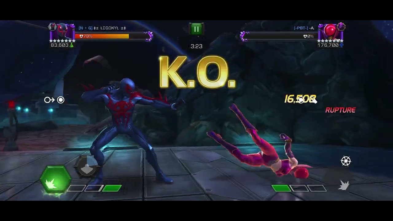Ruby node 29 with Spidey 2099 - MCOC AW