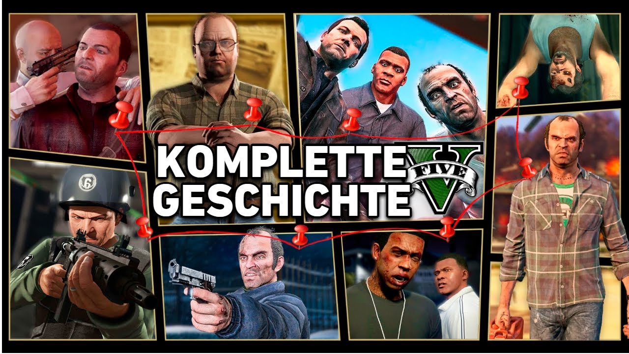 DIE KOMPLETTE GESCHICHTE VON GTA 5, WIE DU SIE NOCH NIE GESEHEN HAST!