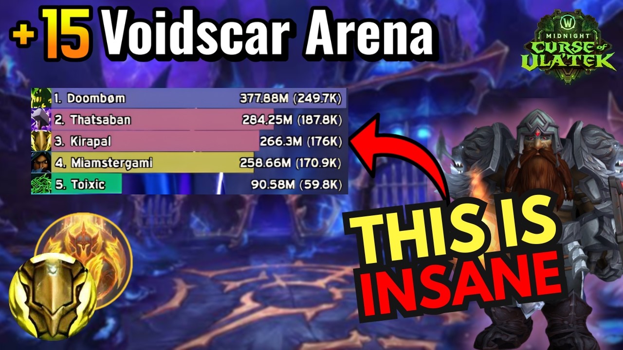 Basically A Fourth DPS! | Protection Paladin +15 Voidscar Arena