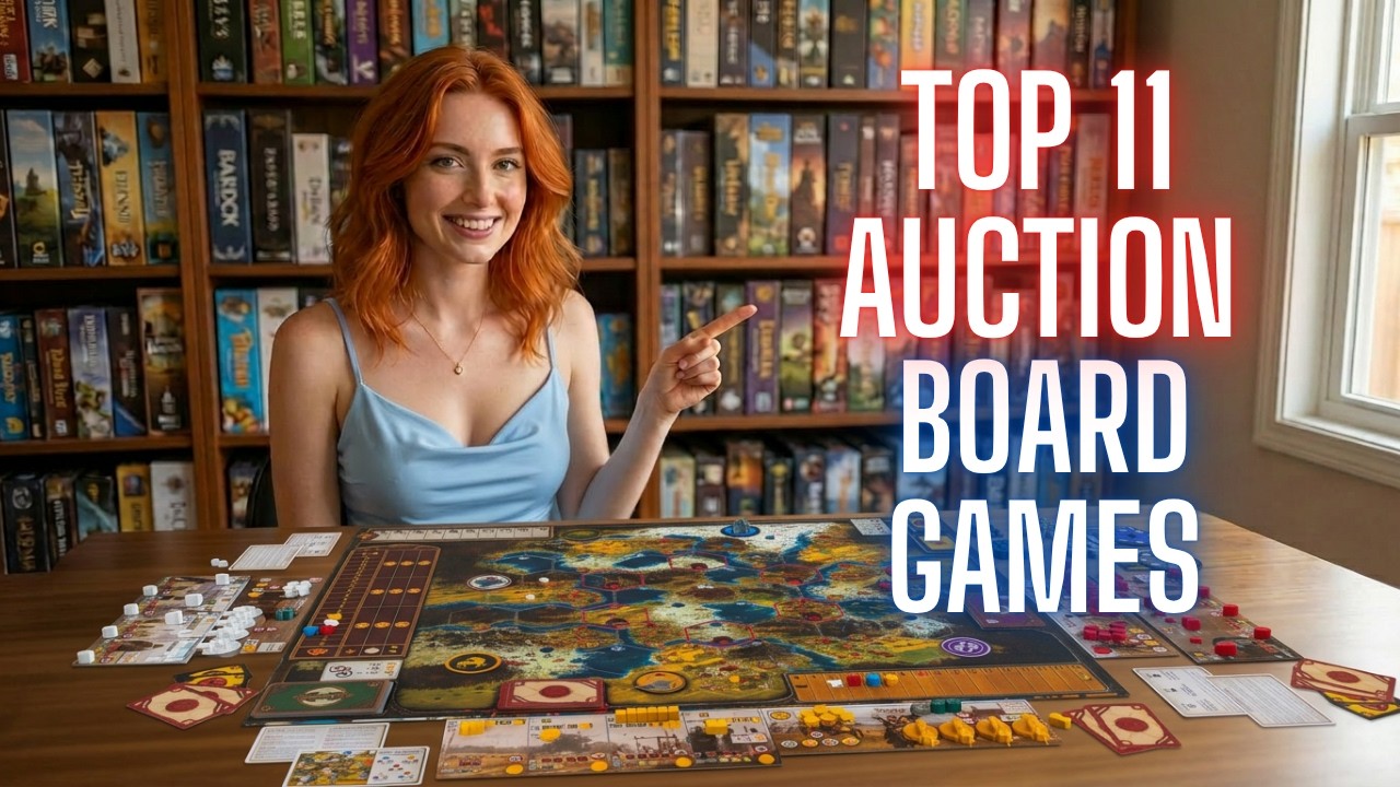 We Ranked EVERY Auction Board Game WORTH Playing (Light to Heavy)