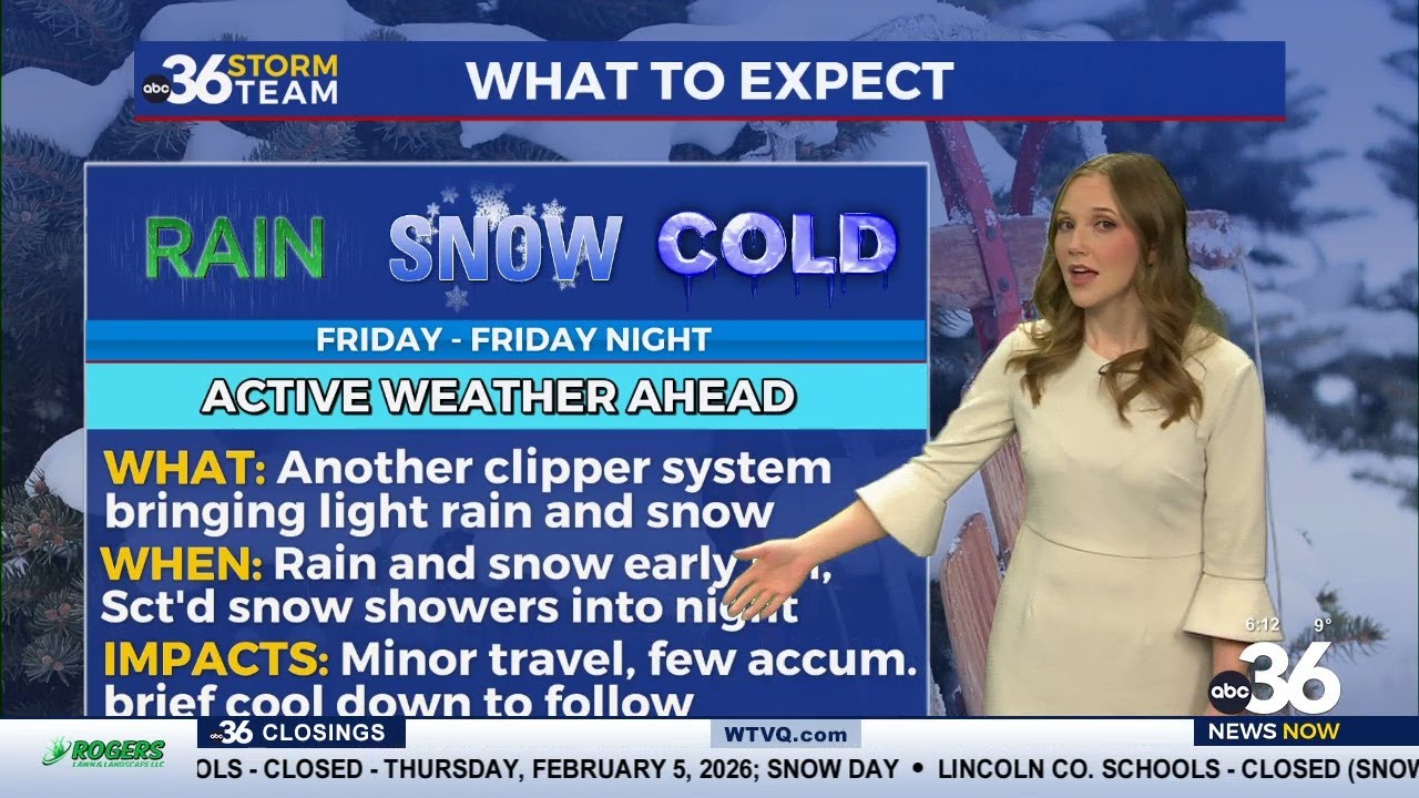 Cold and quiet before snow chances return Friday