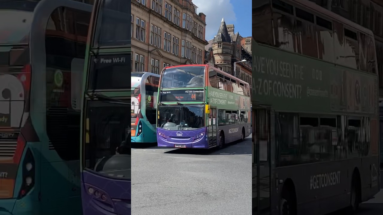 Nottingham City Transport Buses at Nottingham today