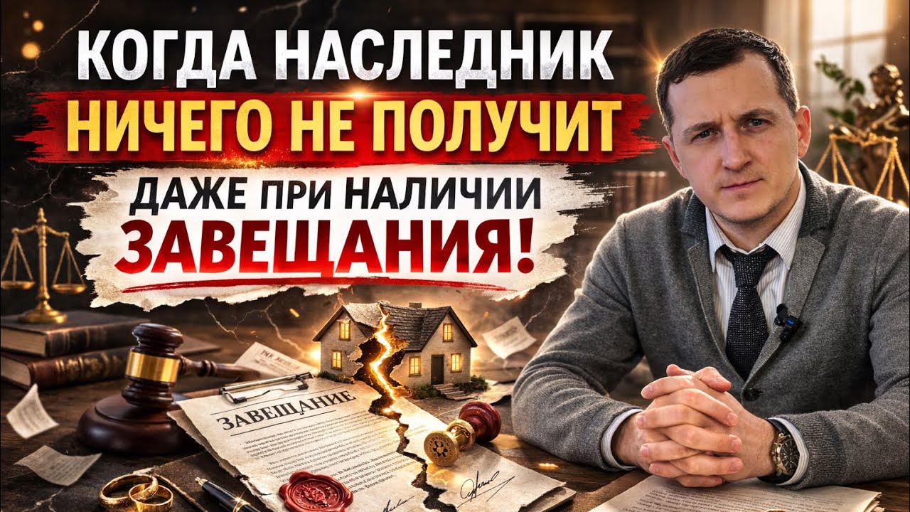 Когда наследник ничего не получит даже при наличии завещания: главные ошибки