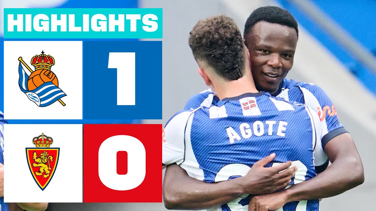 REAL SOCIEDAD B 1 - 0 REAL ZARAGOZA | RESUMEN LALIGA HYPERMOTION
