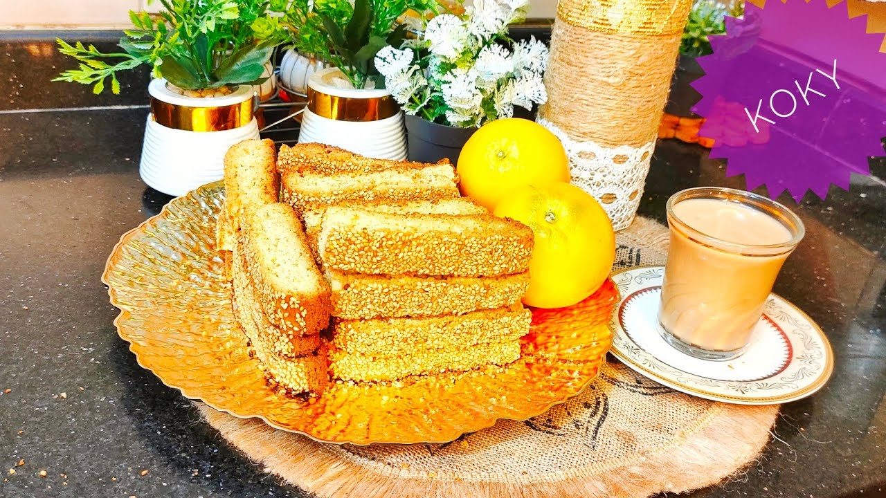 ✨انسي الفايش وجربي قراقيش الشاي ☕العجيبة❗ بدون بيض ولا زبدة (بشوية زيت فقط) مقرمشة لآخر واحدة💯