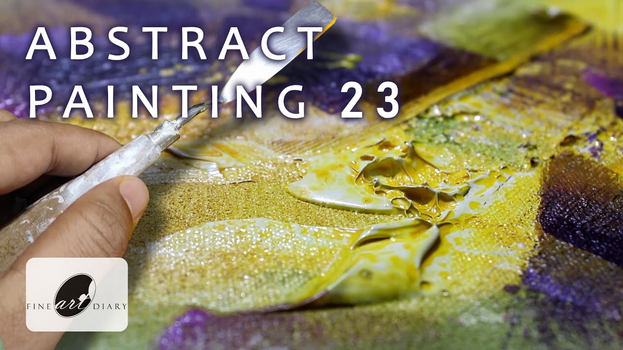Abstract Painting For Beginners | Abstract Painting 23 | Learn Painting
