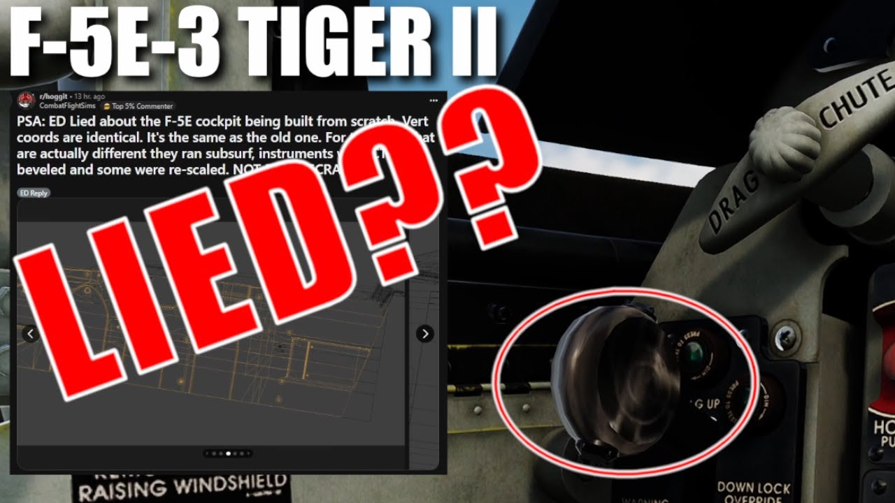 Did Eagle Dynamics Lie About the F-5E-3 Remaster? You be the judge.
