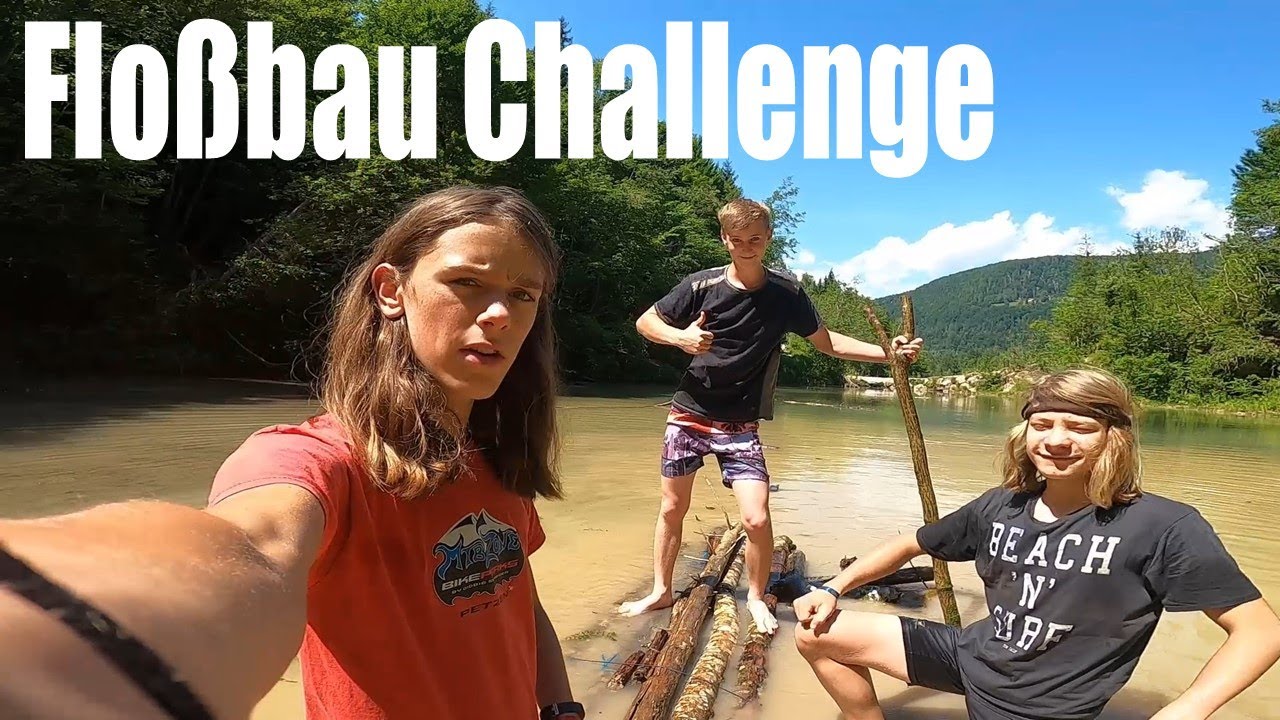 K&ouml;nnen wir ein Flo&szlig; in unter 2 Stunden selber bauen? Flo&szlig;bau Challenge | Outdoor & More