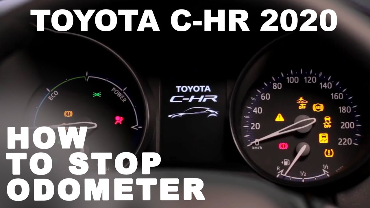 How To Stop Odometer on a TOYOTA C-HR 2020 | Mileage Blocker