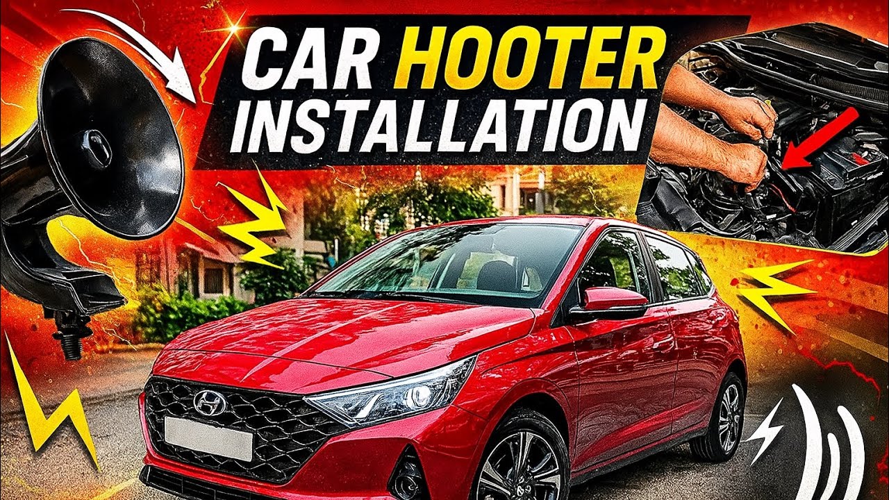 Installing a New Car Hooter | Car Modification Vlog | Step by Step