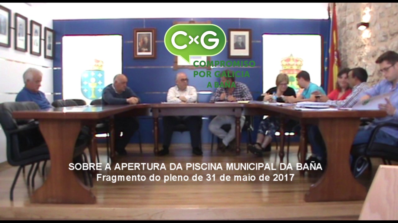 Sobre a apertura da piscina municipal da Ba&ntilde;a