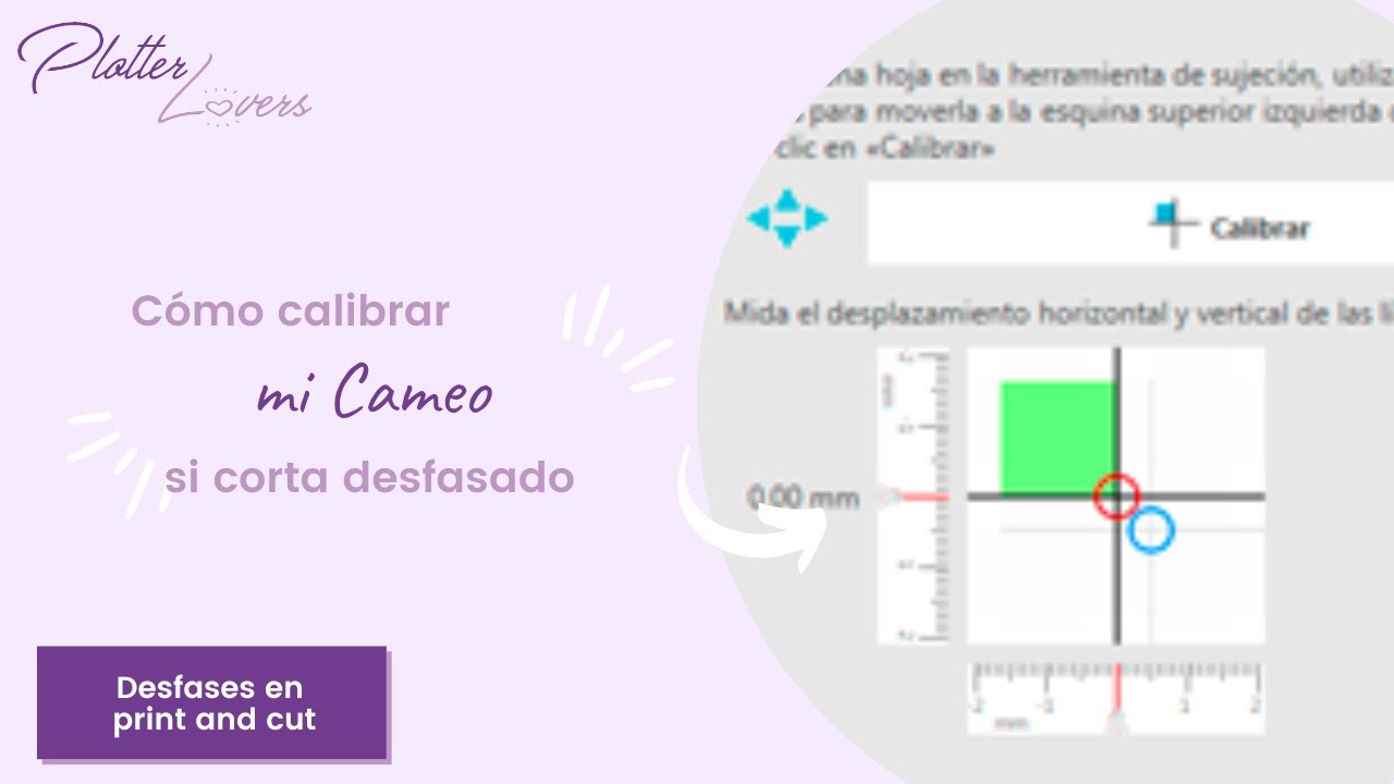 Mi cameo corta desfasado! Calibración de Cameo 3 y Cameo 4