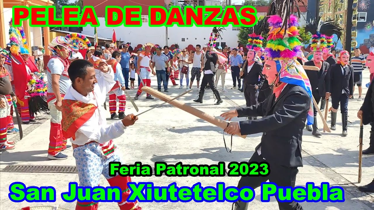 San Juan Xiutetelco Puebla 🎠🎡 feria 2023  ( Voladores de Papantla, Pelea de Danzas)