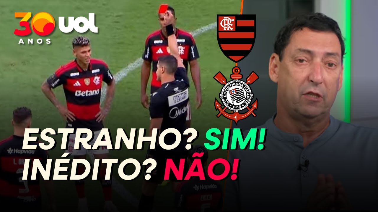 'EXPULSÃO ATRASADA' DE CARRASCAL EM CORINTHIANS X FLAMENGO NÃO É CASO INÉDITO NEM ILEGAL; PVC CONTA
