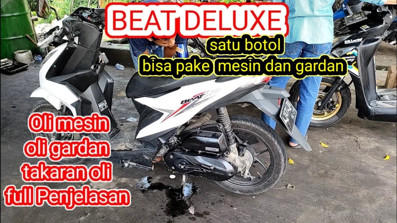 CARA GANTI Oli BEAT DELUXE jangan salah
