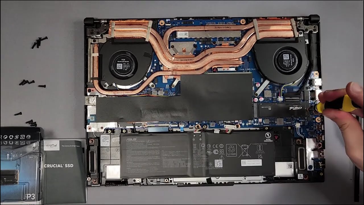 Installing additional storage SSD NVMe M.2 for ASUS TUF GAMING F15 FX507ZC4
