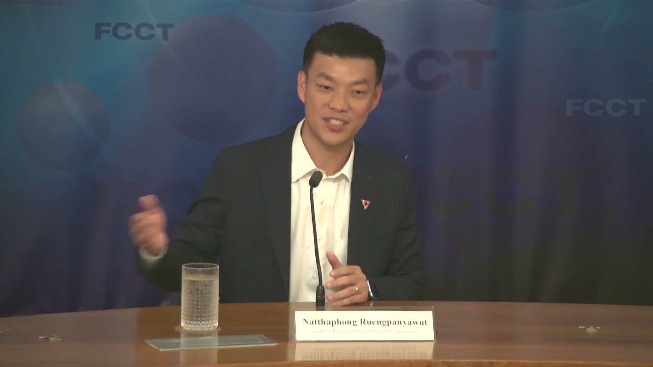2024 09 26 FCCT Meet the leaders of Thailand’s opposition the People’s Party