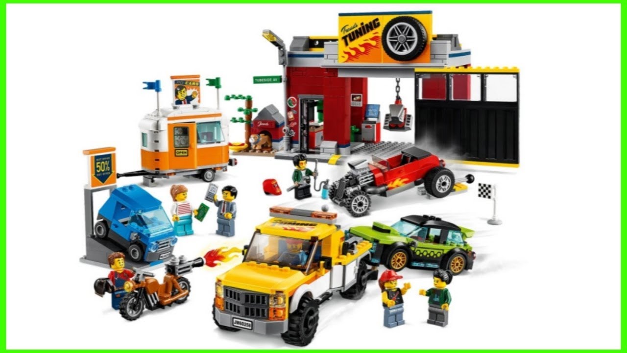 NEW LEGO CITY TUNING WORKSHOP SET !!