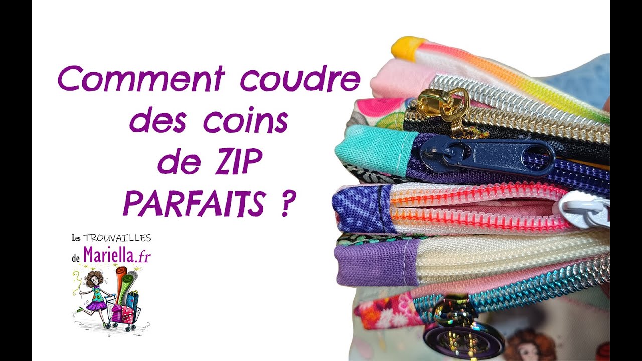Comment coudre des coins de zip PARFAITS ? #tutocouture #couturedébutant #astucescouture