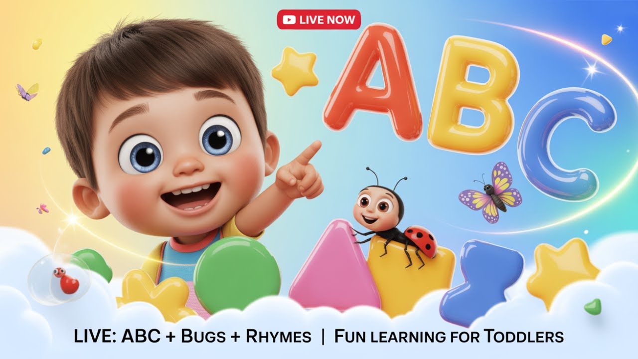 🔴 LIVE LEARNINGS STARTED! 🔤 ABCs, Animals & Games!