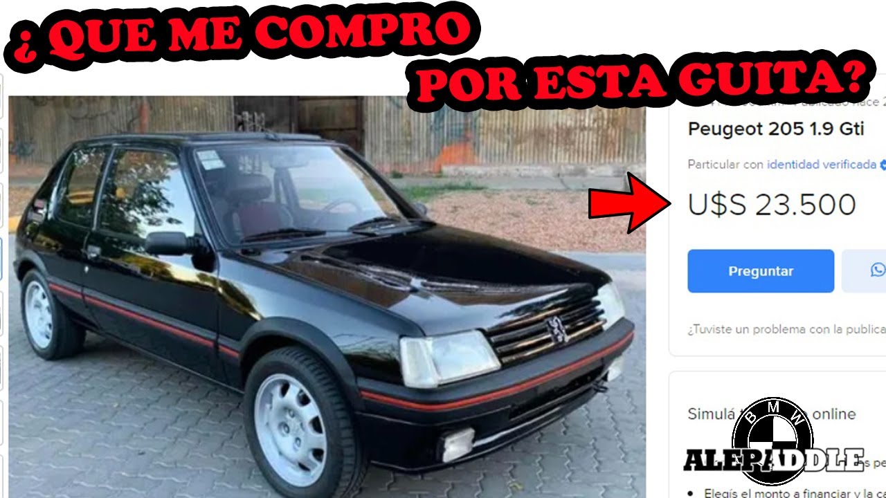 ¿COMPRAR un PEUGEOT 205 GTi a u$s 23.000?