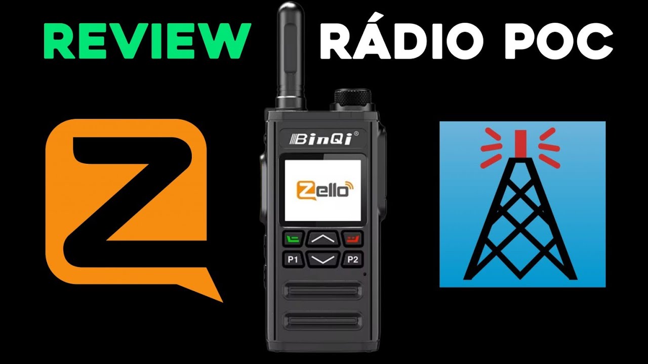 Rádio POC BinQi BQ-268 - Zello - Echolink - Review - Configuração