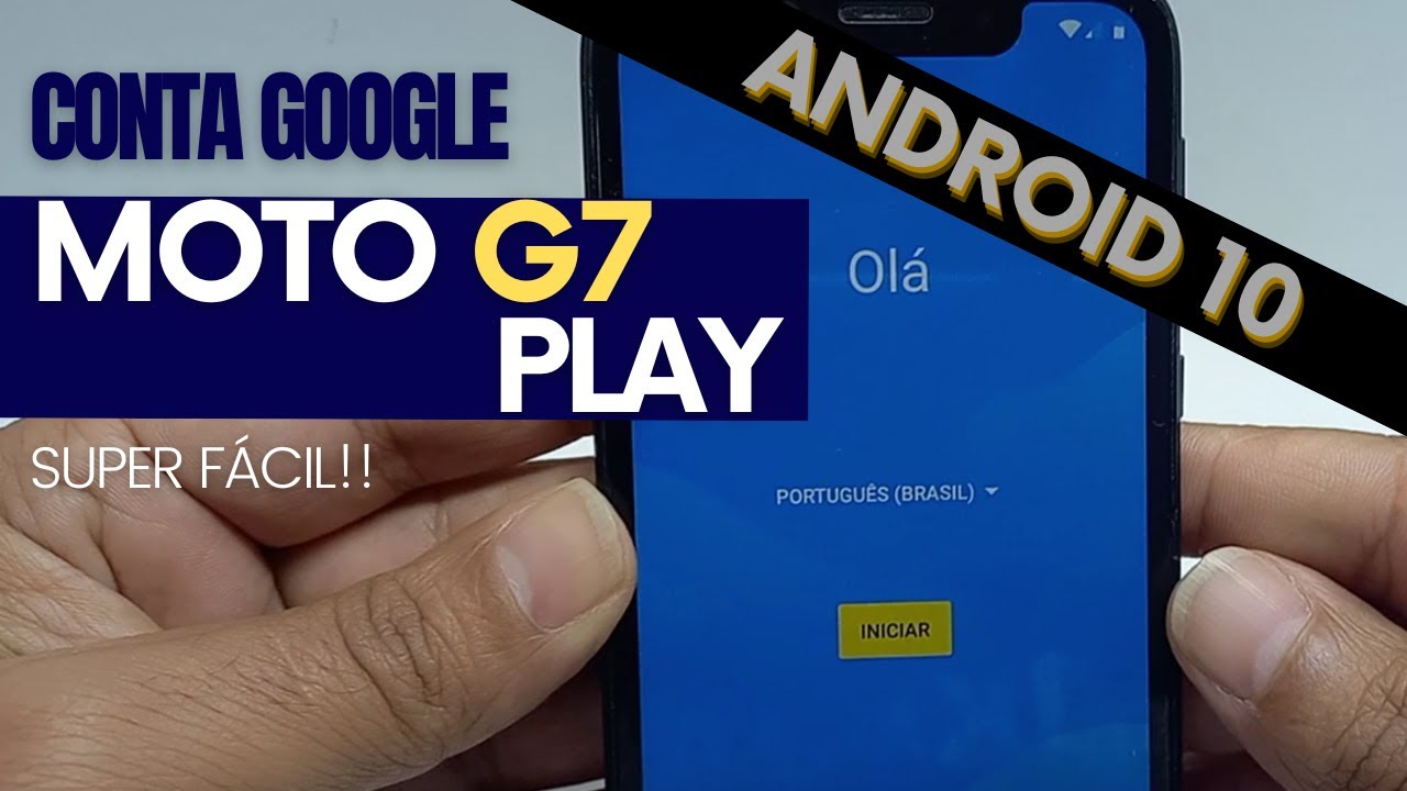 Remover conta google Moto G7 Play android 10