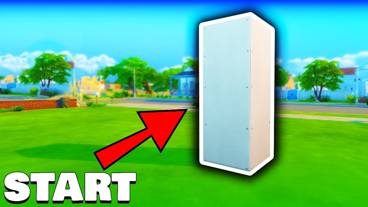 Могу ли я выжить в ОДНОЙ КОМНАТЕ в Sims 4?
