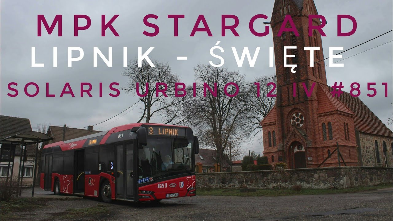 MPK Stargard - Linia 3 - Solaris Urbino 12 IV #851