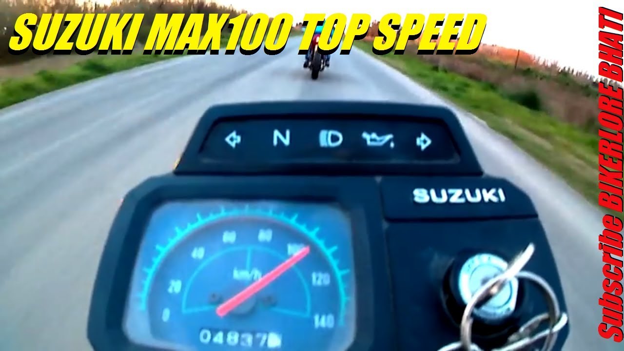 SUZUKI MAX 100 Top Speed (2 stroke)