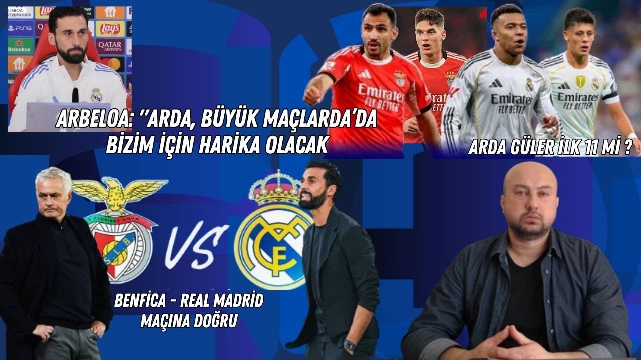 Mourinho: Arbeloa'ya En İyisini Diliyorum Benfica - Real Madrid Şampiyonlar Ligi Maç Yorum