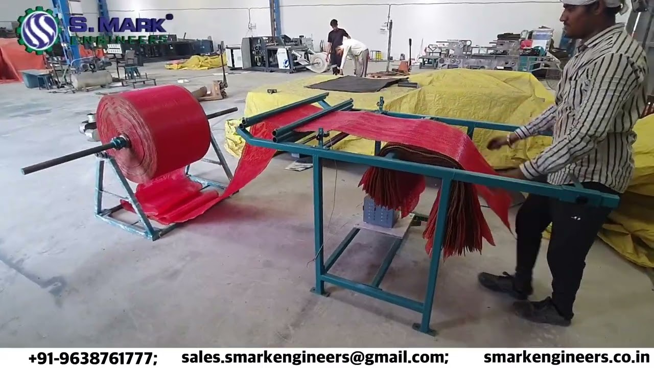 Manual Leno Bag Cutting Machine