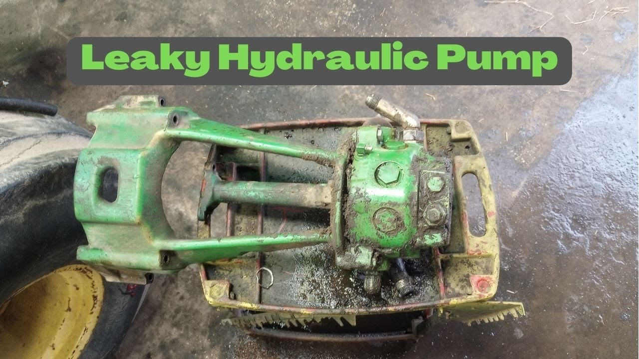Removing The Hydraulic Pump on our John Deere 4960