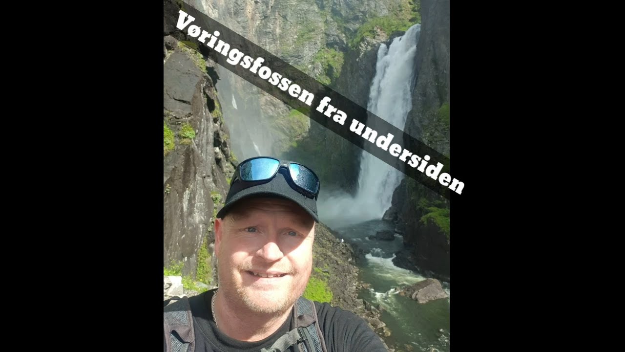 Vøringsfossen, sett fra undersiden