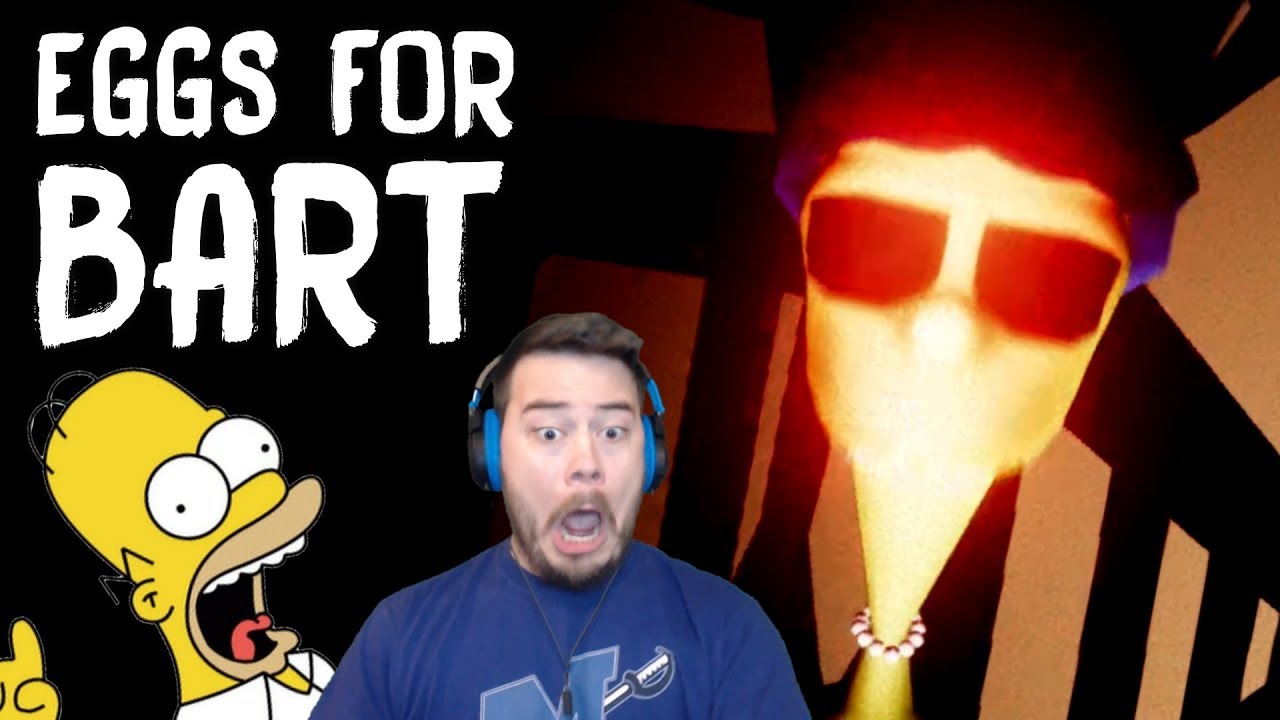ONLY EGGS CAN SUSTAIN ME!! | Eggs For Bart (Simpsons Horror Game)