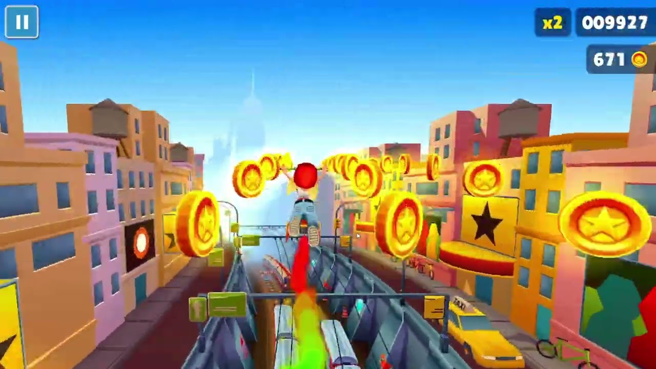 Subway Surfers I TRIED TO USE NO KEYS