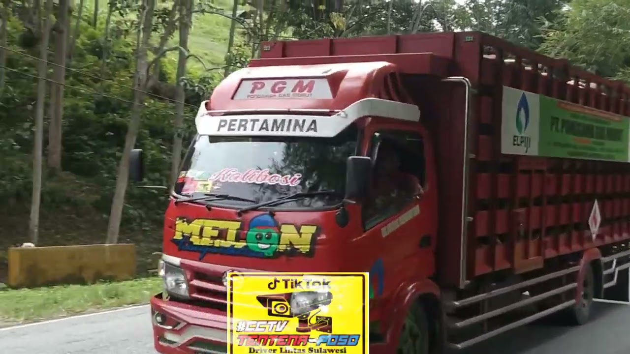 konvoi pemuat tabung gas #drivermudapunyacerita  #lintassulawesi #pejuangrupiah