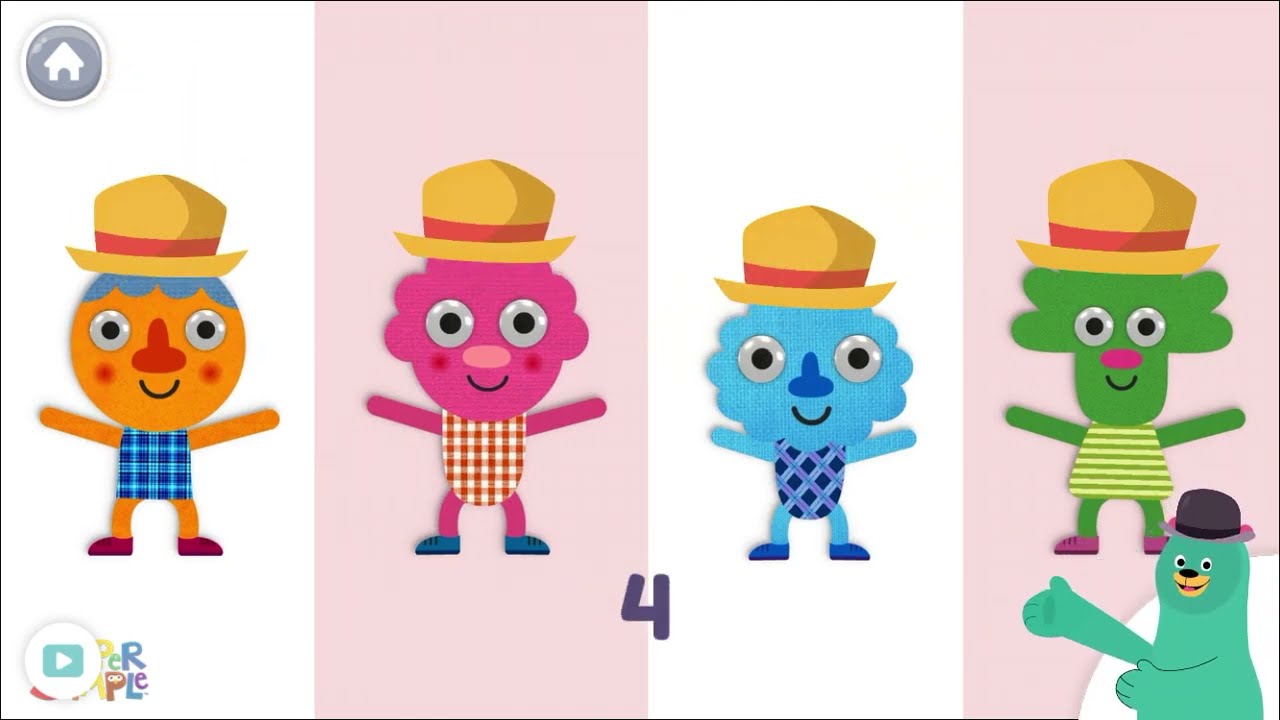 First in line learning numbers Counting for children - First in line - Counting numbers for kids