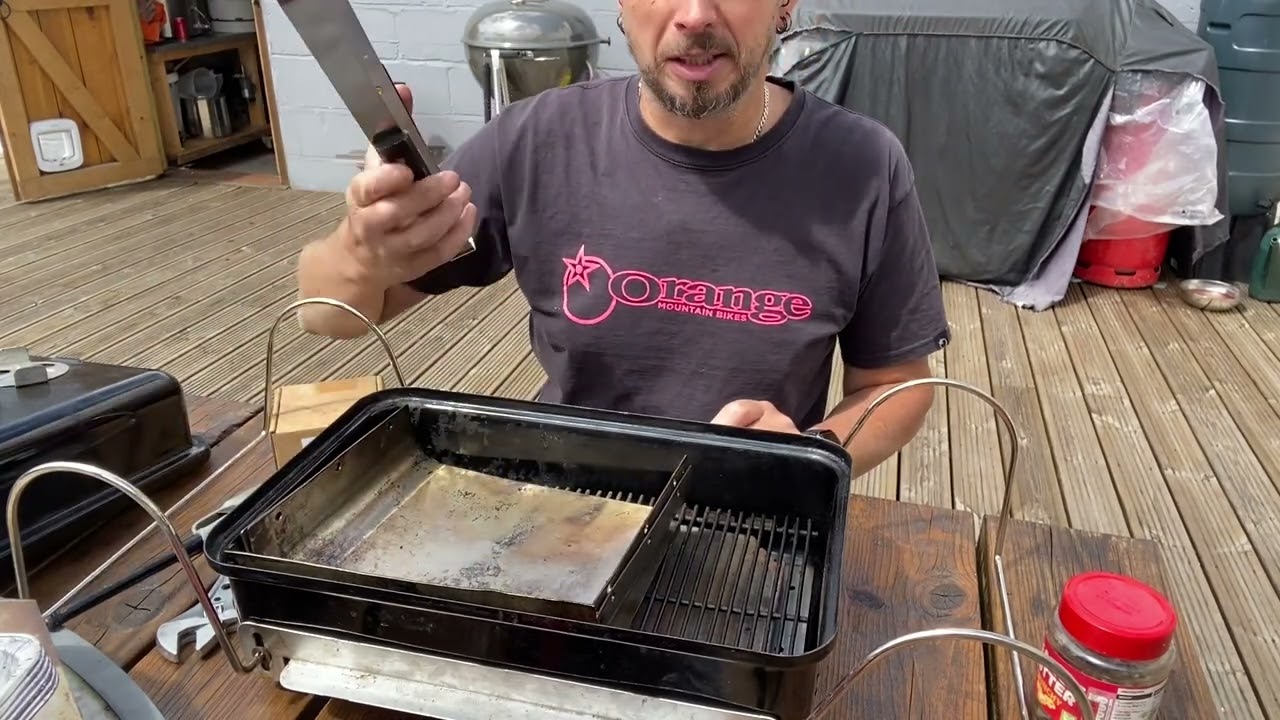 Weber go anywhere self built riser and heat deflector