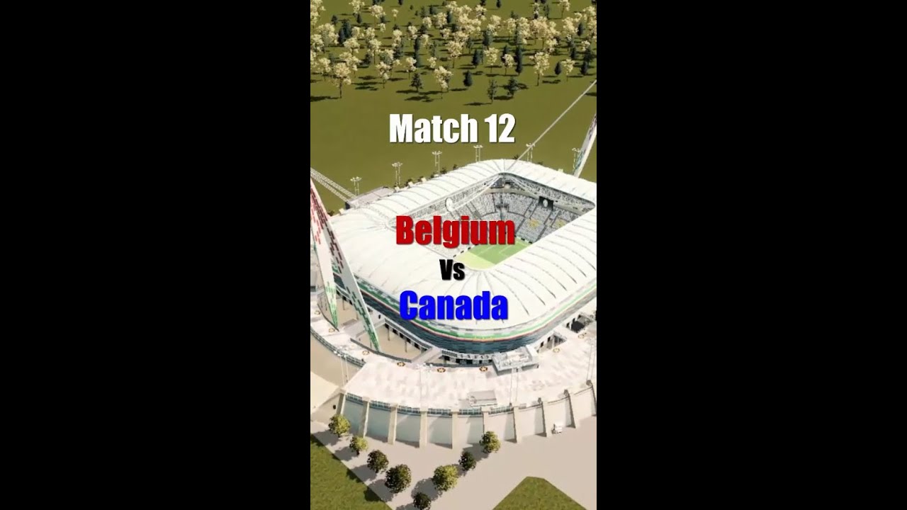 Belgium v Canada - World Cup Predictor #CitiesSkylines #shorts