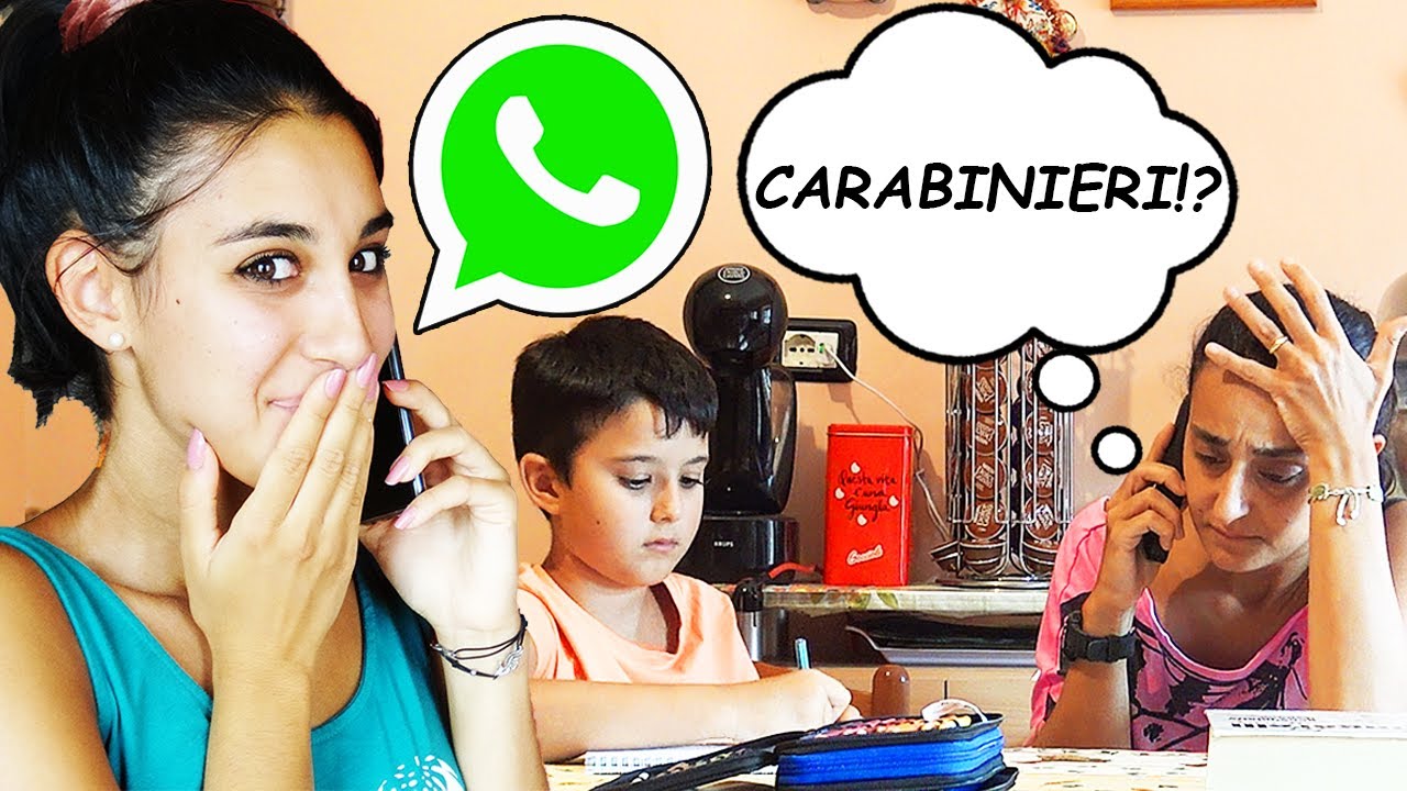 SCHERZO TELEFONICO A MAMMA: TELEFONATA DEI CARABINIERI!! *si è arrabbiata*