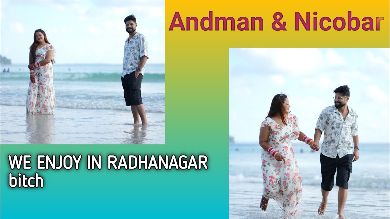 We Enjoy Radhanagar Beach !! Andman & Nicobar!! #wedding #honeymoon  #lovetogetherhopetogether 